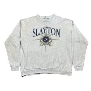 Slayton Minnesota Graphic Crewneck Sweatshirt 1985 Gray XL Pullover